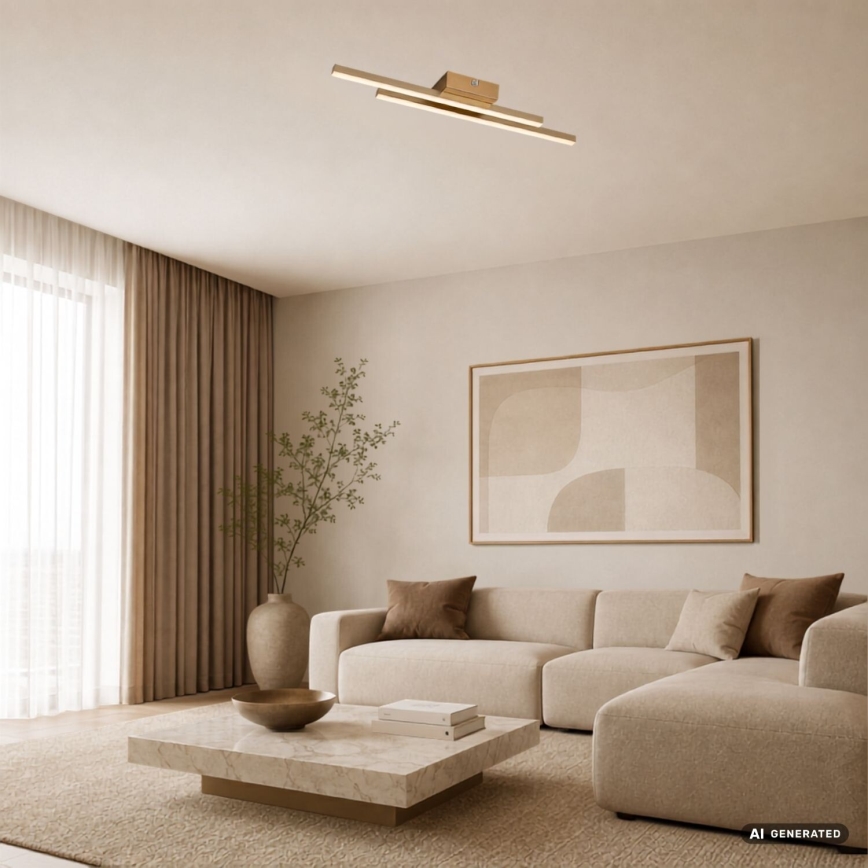 Rabalux - LED-Deckenleuchte LED/12W/230V 3000K goldfarben