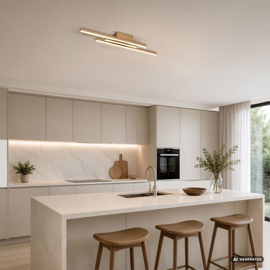 Rabalux - Plafoniera LED/18W/230V 3000K dorata