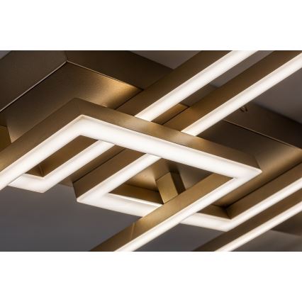 Rabalux - Plafoniera LED dimmerabile LED/40W/230V 3000-6500K 33x100 cm dorata + telecomando