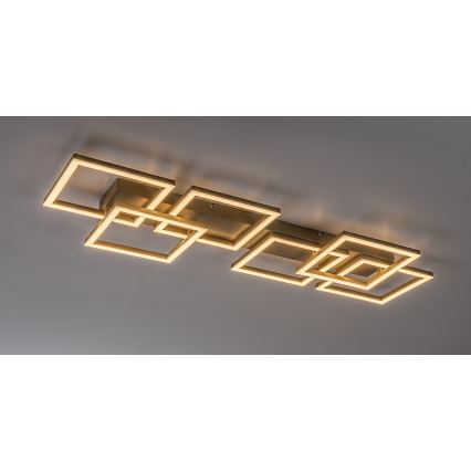Rabalux - Plafonnier LED dimmable LED/40W/230V 3000-6500K 33x100 cm beige + télécommande