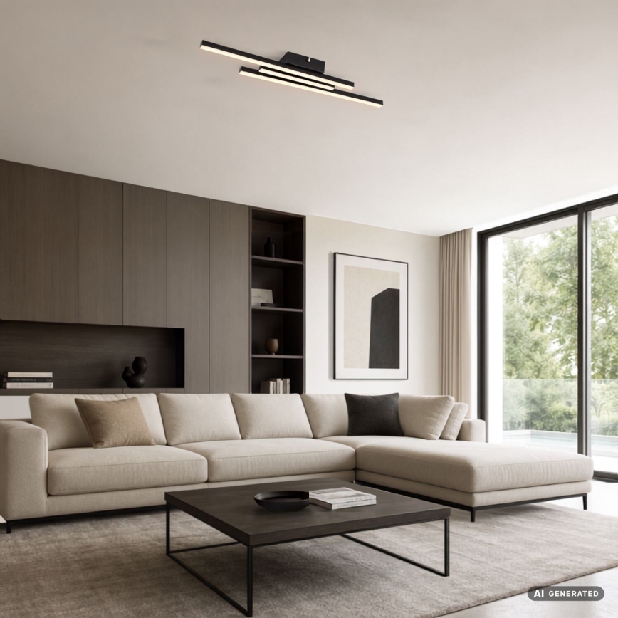 Rabalux - LED-Deckenleuchte LED/18W/230V 3000K schwarz