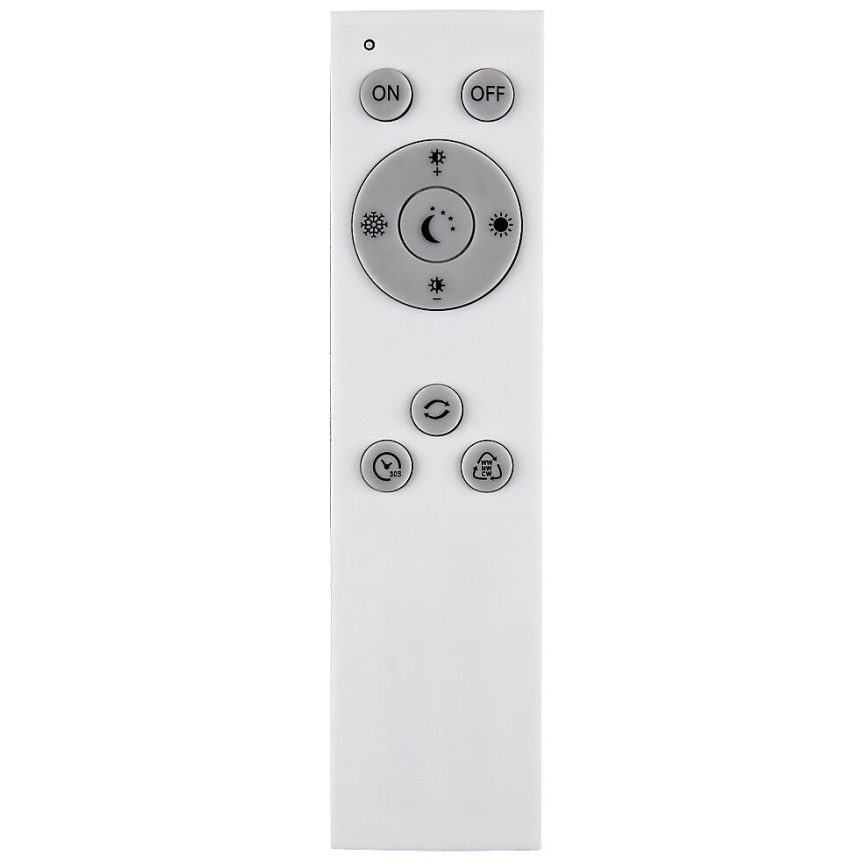 Rabalux - Lampadario a sospensione con filo LED dimmerabile LED/38W/230V 3000-6500K nero + telecomando