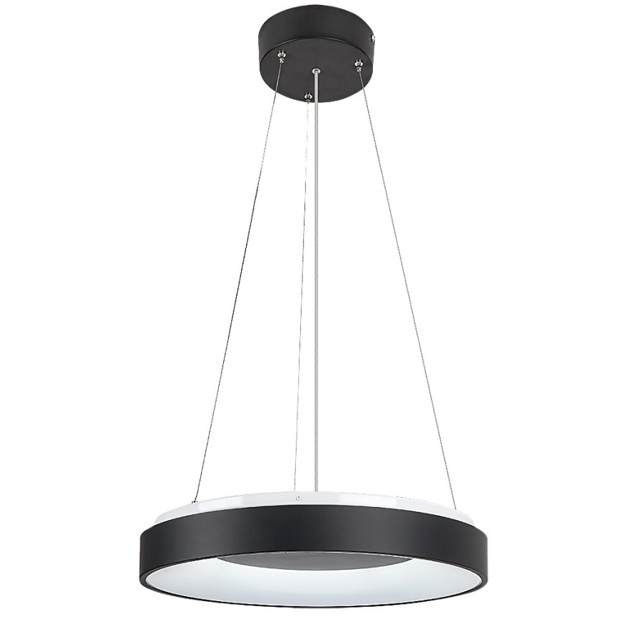 Rabalux - Suspension filaire à intensité variable LED/38W/230V 3000-6500K noir + télécommande