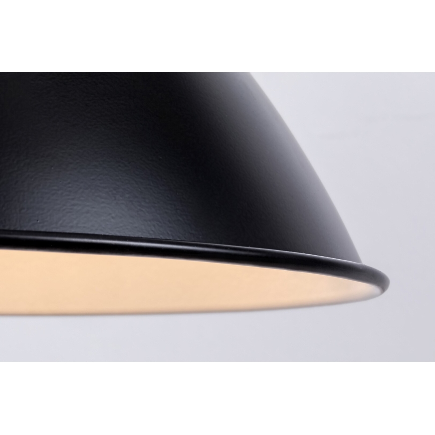 Rabalux - Suspension sur câble 1xE27/60W/230V Ø 36 cm noire