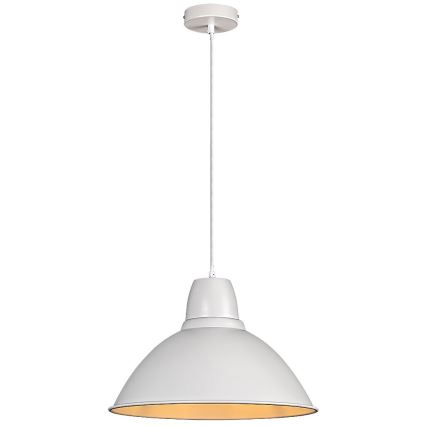 Rabalux - Suspension sur câble 1xE27/60W/230V Ø 36 cm blanche