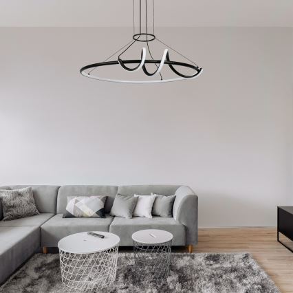 Rabalux - Lampadario a sospensione con filo LED dimmerabile LED/46W/230V 3000-6500K + telecomando