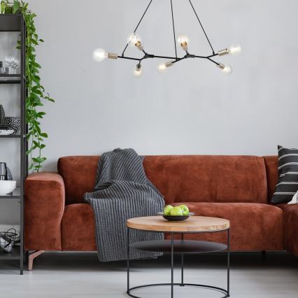 Rabalux - Lampadario a sospensione con cavo 7xE27/25W/230V