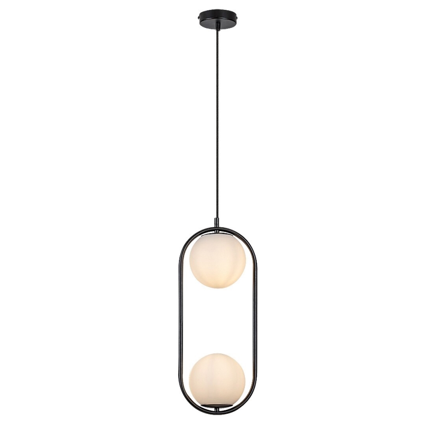 Rabalux - Lampadario a sospensione con filo 2xE27/20W/230V