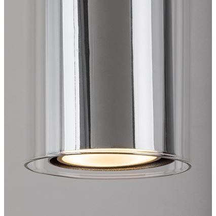 Rabalux - Suspension filaire 1xGU10/50W/230V transparent/chrome brillant