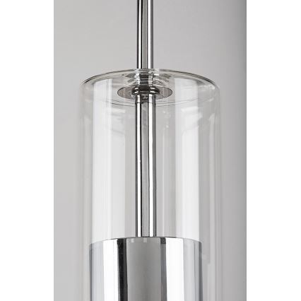 Rabalux - Suspension filaire 1xGU10/50W/230V transparent/chrome brillant