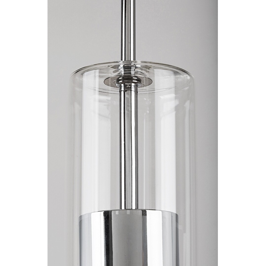 Rabalux - Suspension filaire 1xGU10/50W/230V transparent/chrome brillant