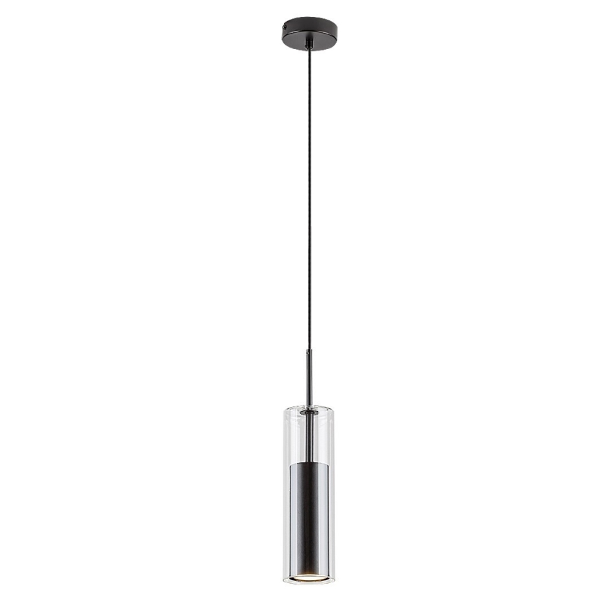 Rabalux - Suspension filaire 1xGU10/50W/230V transparent/noir
