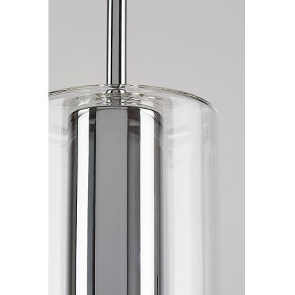 Rabalux - Suspension filaire 1xE27/40W/230V transparent/chrome brillant