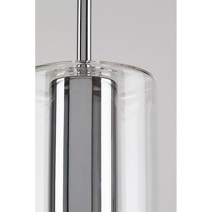 Rabalux - Suspension filaire 1xE27/40W/230V transparent/chrome brillant