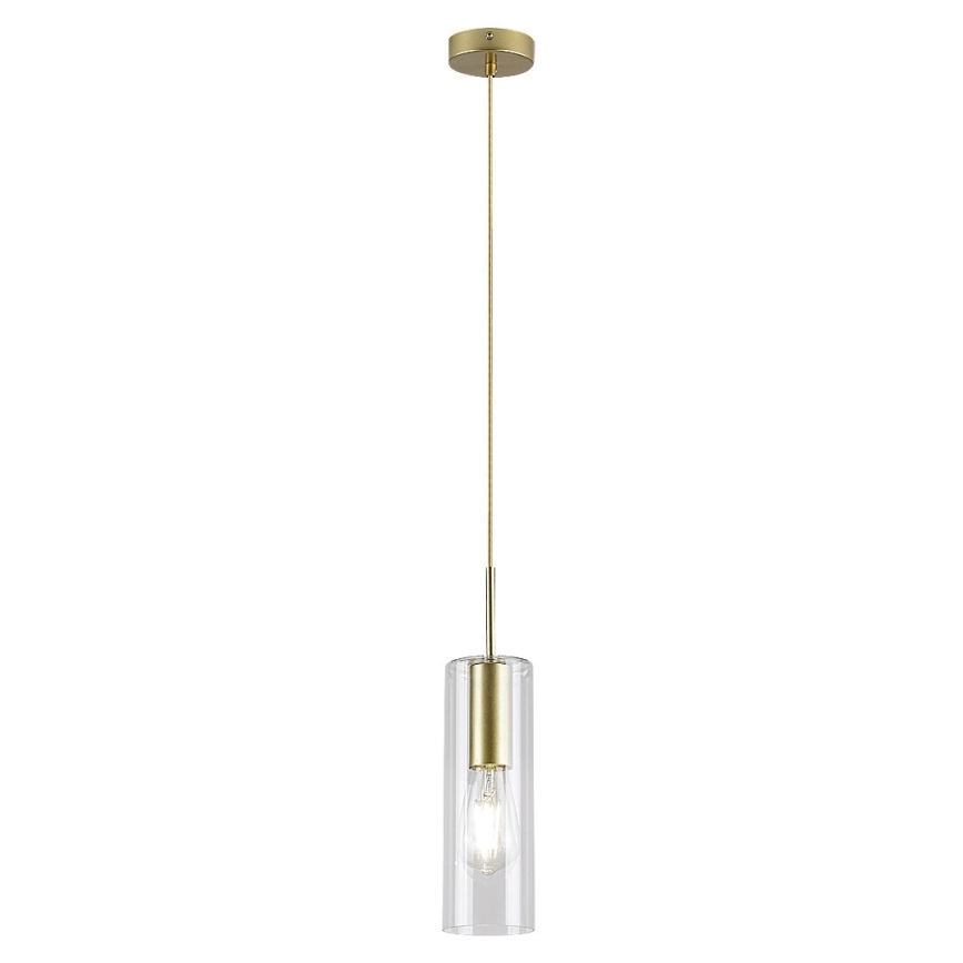 Rabalux - Lampadario a sospensione con filo 1xE27/40W/230V limpido/oro