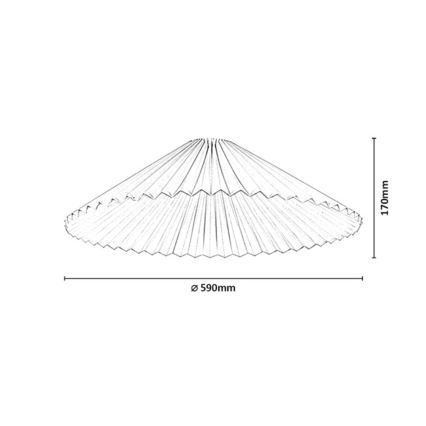 Rabalux - Paralume per lampadario max. 40 W Ø 59 cm bianco