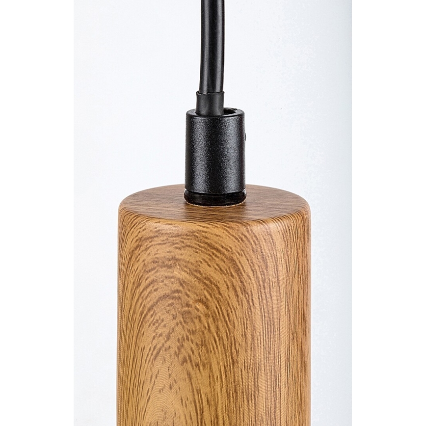 Rabalux - Hängeleuchte an Schnur 1xE27/60W/230V Buche