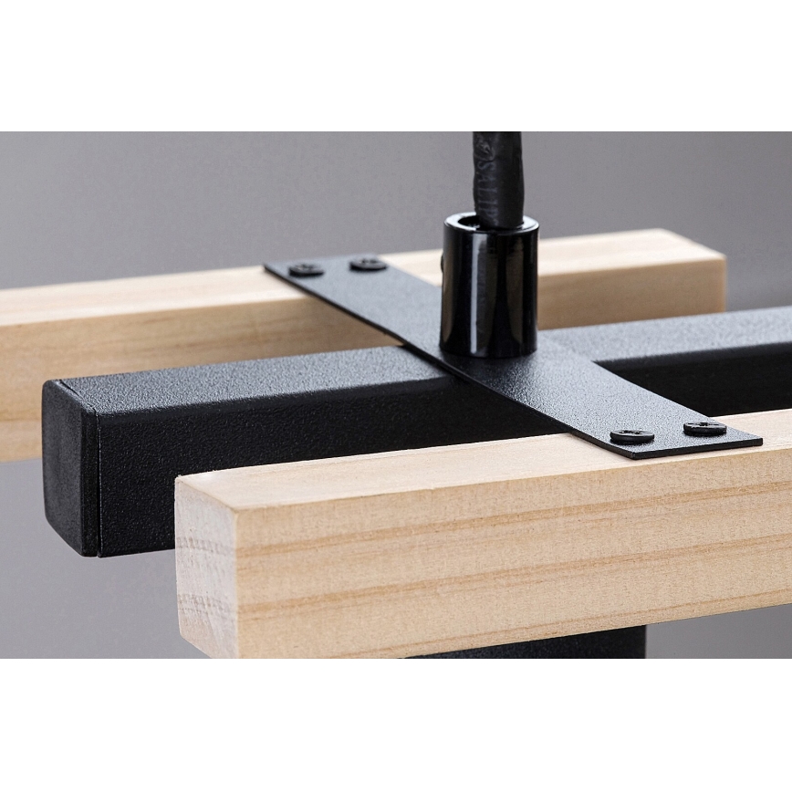 Rabalux - Deckenleuchte an Stange 1xE27/25W/230V Kiefer