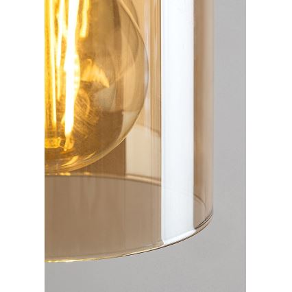 Rabalux - Lampadario a sospensione con supporto rigido 1xE27/25W/230V pino