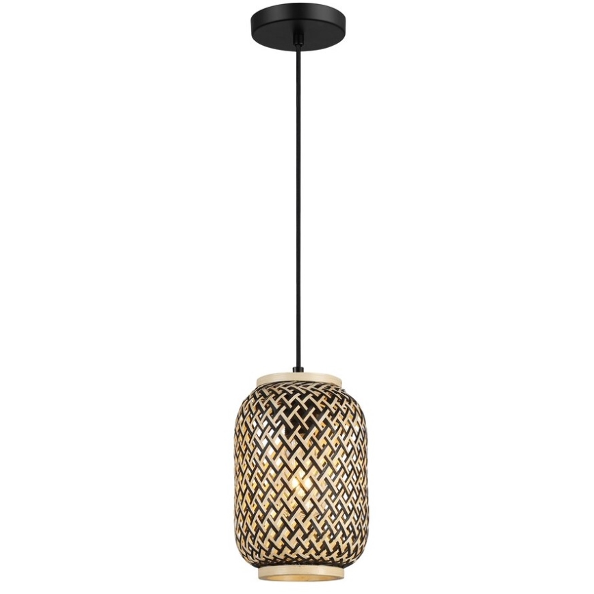 Rabalux - Lampadario a sospensione 1xE27/40W/230V in rattan