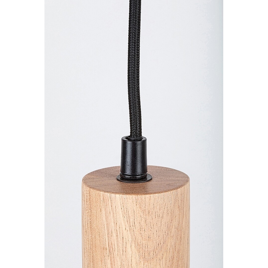 Rabalux - Lampadario a sospensione su cavo 1xGU10/50W/230V faggio