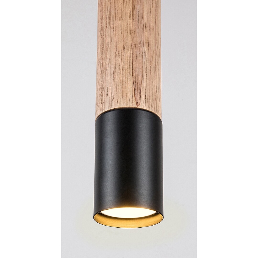 Rabalux - Lampadario a sospensione con filo 1xGU10/50W/230V faggio