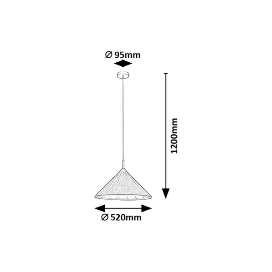 Rabalux - Suspension filaire 1xE27/40W/230V