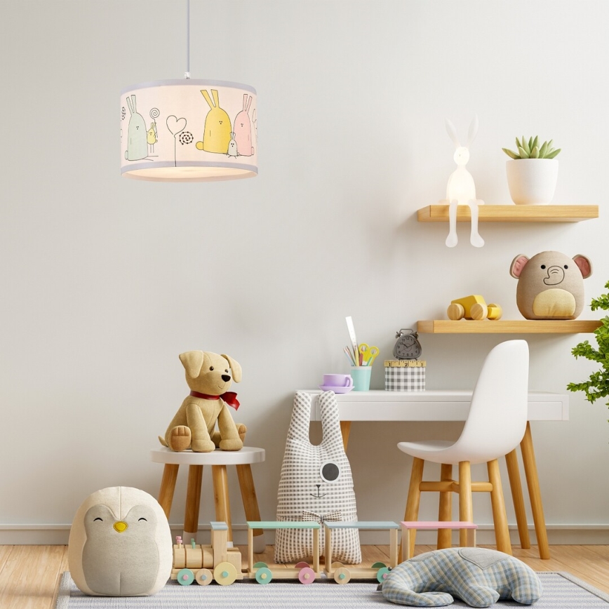 Rabalux - Lampadario a sospensione per bambini 1xE27/40W/230V