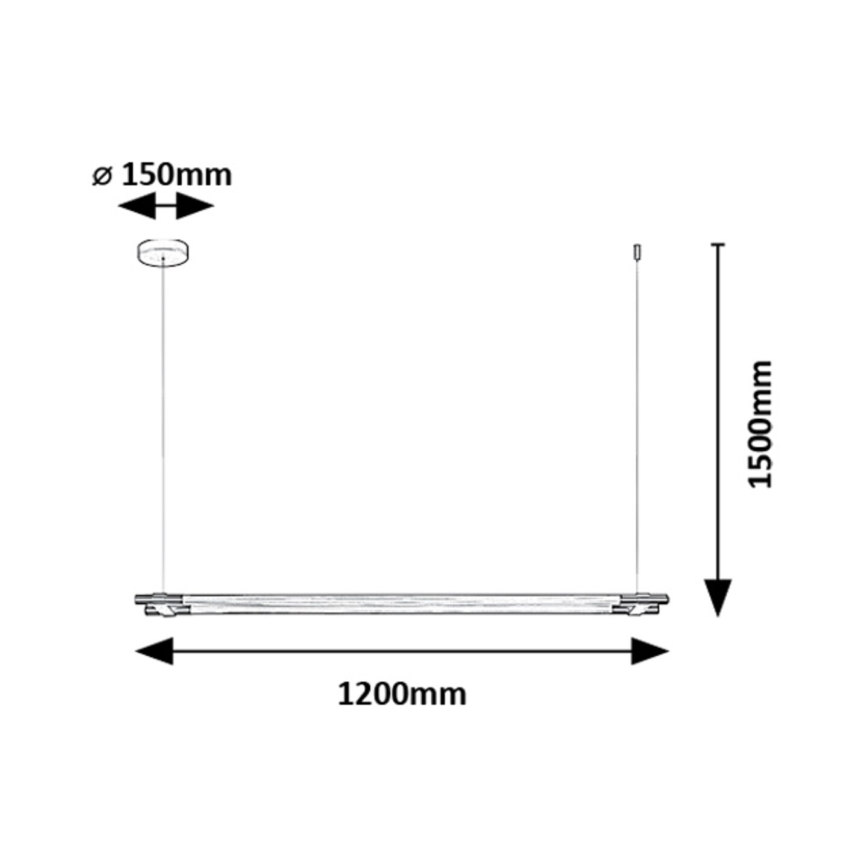 Rabalux - Suspension filaire LED/28W/230V 3000K