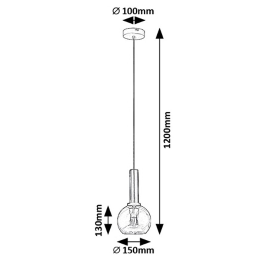 Rabalux - Hängeleuchte an Schnur 1xE27/40W/230V