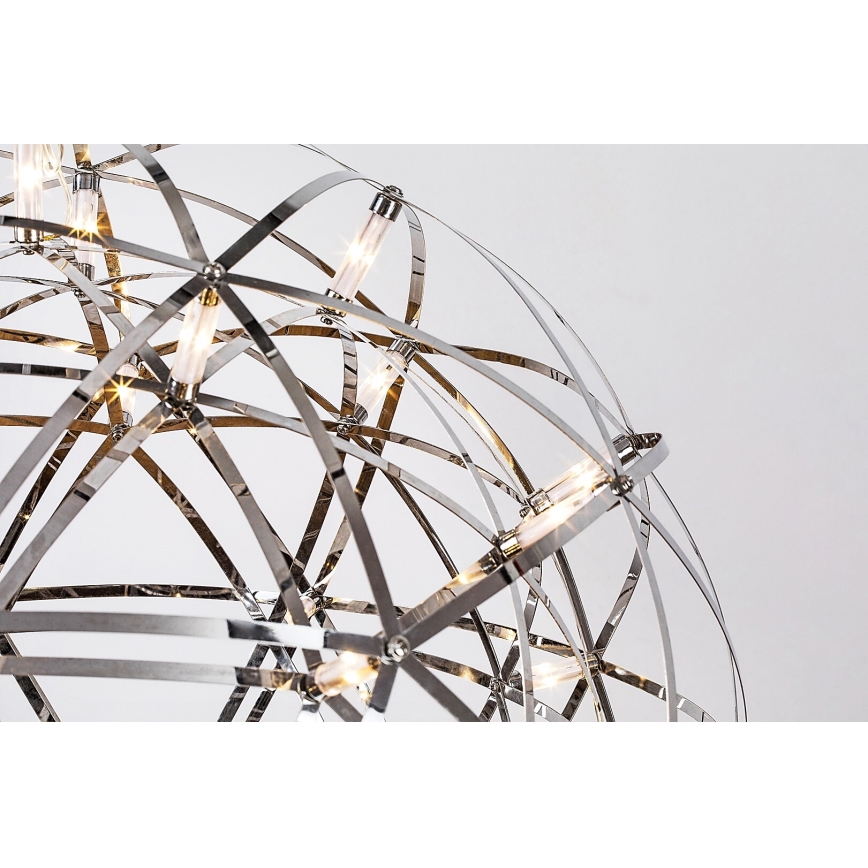 Rabalux - Lampadario LED a sospensione con filo LED/16W/230V 3000K cromo lucido