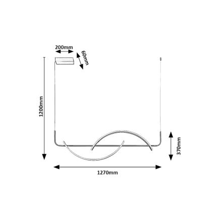 Rabalux - Lampadario LED a sospensione con filo LED/35W/230V