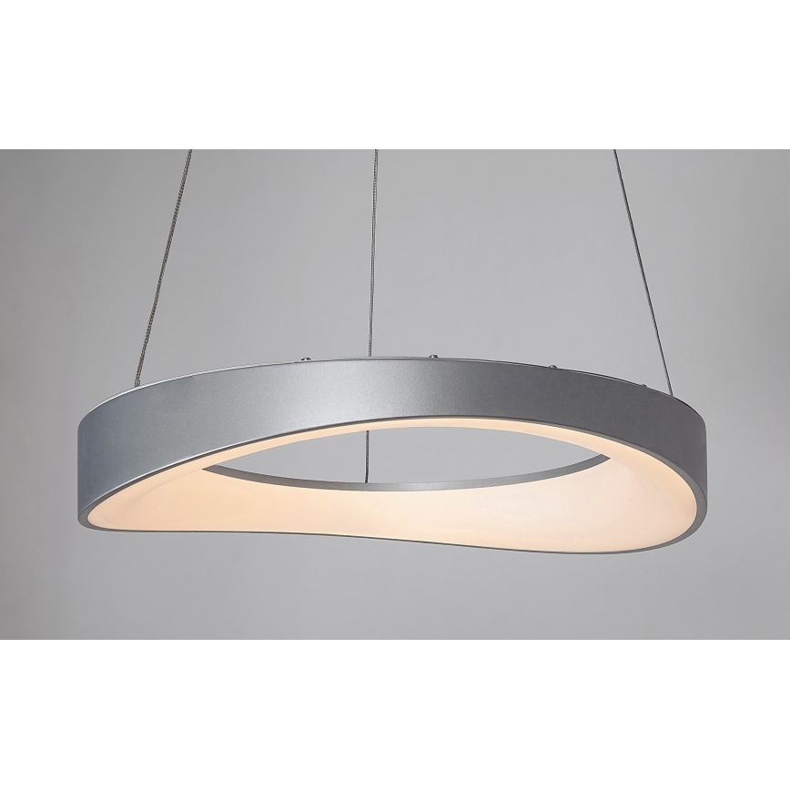 Rabalux - Lampadario LED a sospensione con filo LED/56W/230V 3000K argento