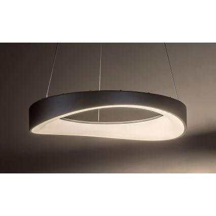 Rabalux - Lampadario LED a sospensione con filo LED/56W/230V 3000K argento