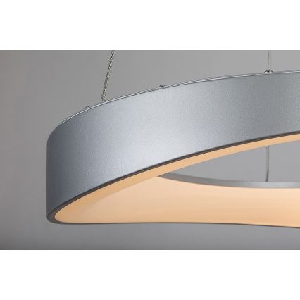 Rabalux - Lampadario LED a sospensione con filo LED/56W/230V 3000K argento
