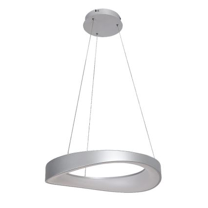 Rabalux - Lampadario LED a sospensione con filo LED/56W/230V 3000K argento