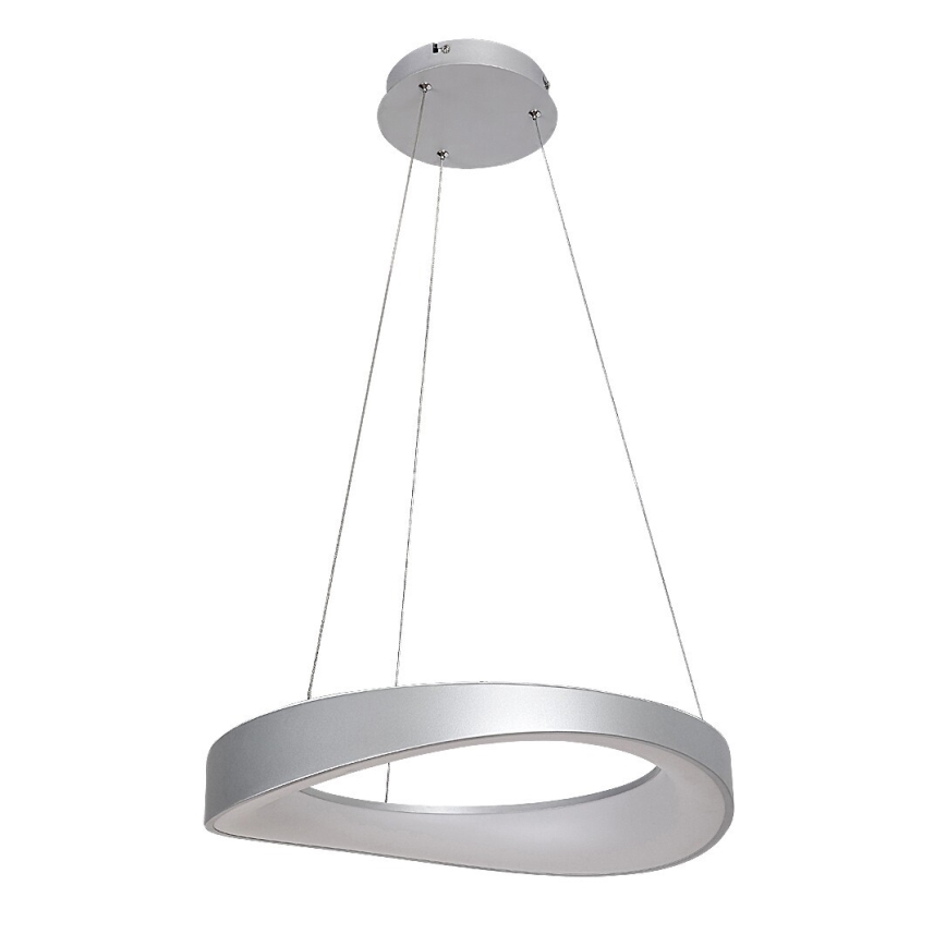 Rabalux - Lampadario LED a sospensione con filo LED/56W/230V 3000K argento