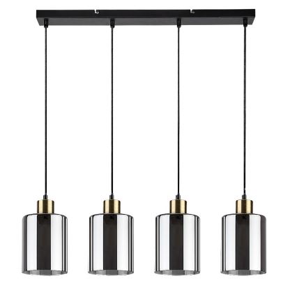 Rabalux - Lampadario a sospensione con filo 4xE27/40W/230V