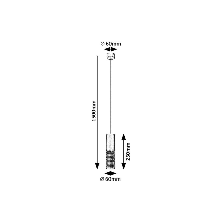 Rabalux - Hängeleuchte an Schnur 1xGU10/35W/230V