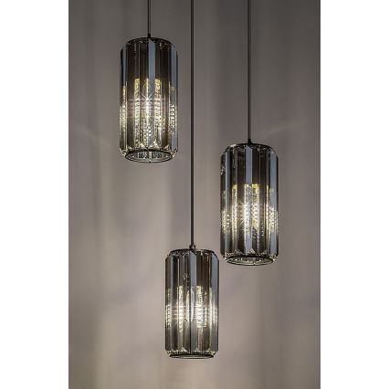 Rabalux - Lampadario a sospensione con filo 3xE27/40W/230V