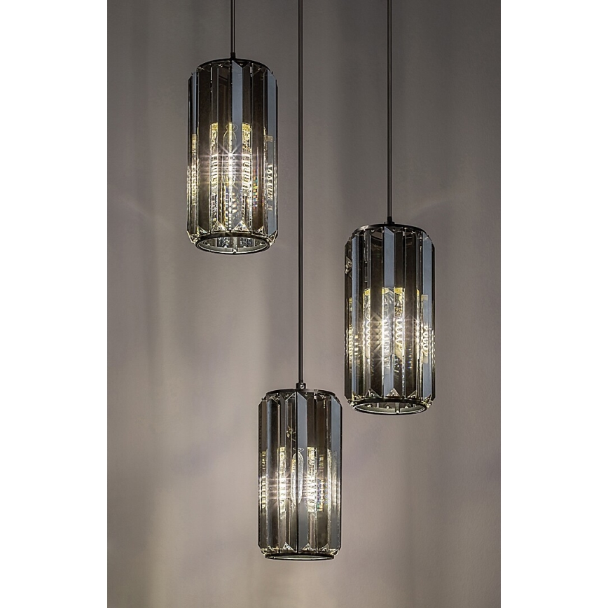 Rabalux - Lampadario a sospensione con filo 3xE27/40W/230V