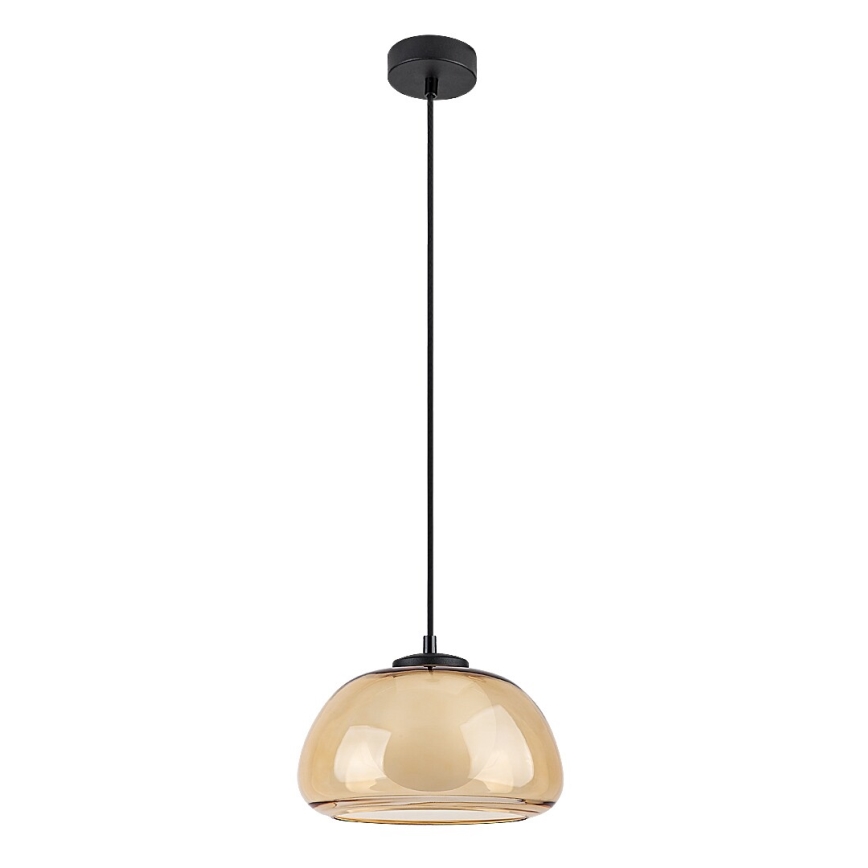 Rabalux - Lampadario a sospensione con filo 1xG9/5W/230V marrone/fumé