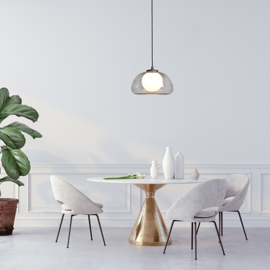 Rabalux - Lampadario a sospensione con filo 1xG9/5W/230V fumé