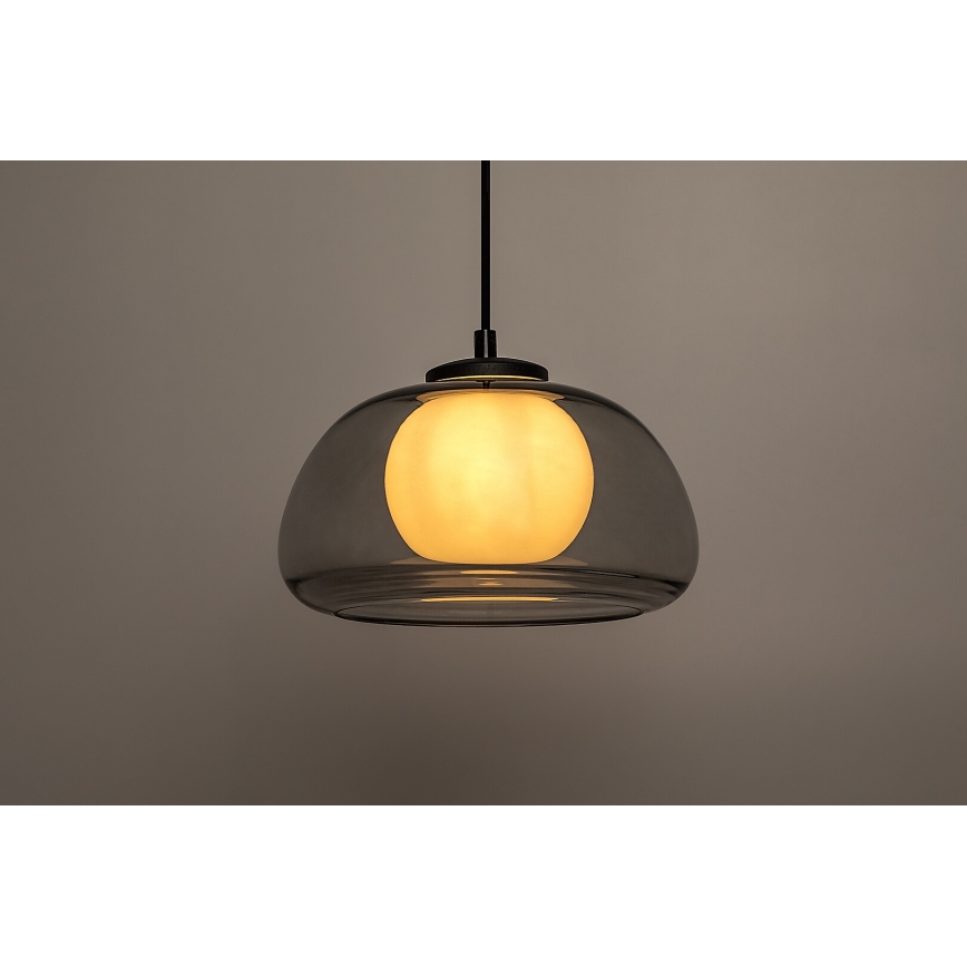 Rabalux - Lampadario a sospensione con filo 1xG9/5W/230V fumé