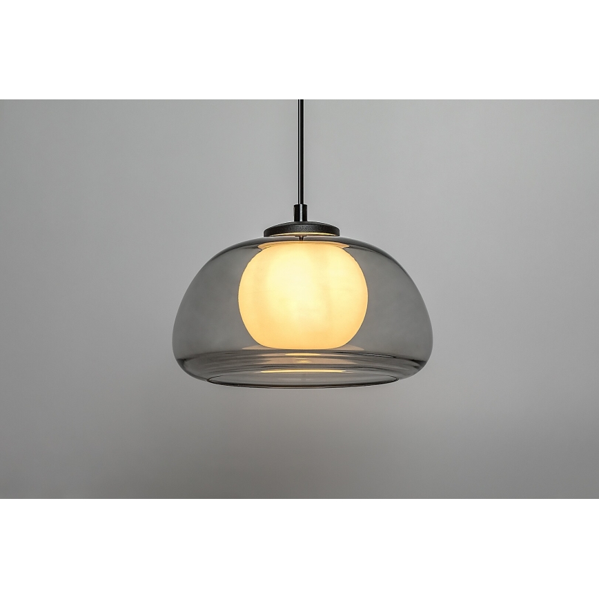 Rabalux - Lampadario a sospensione con filo 1xG9/5W/230V fumé