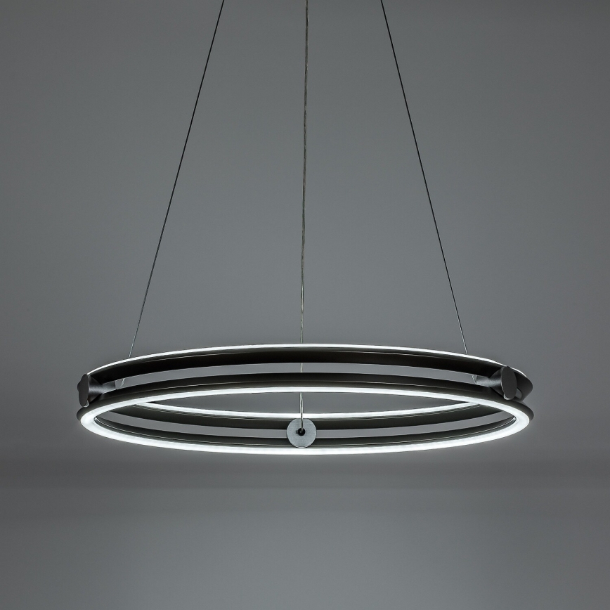 Rabalux - Lampadario LED dimmerabile a sospensione su cavo LED/60W/230V 3000-6500K grigio + telecomando