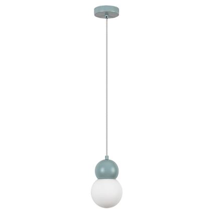 Rabalux - Lampadario a sospensione con filo 1xG9/38W/230V blu