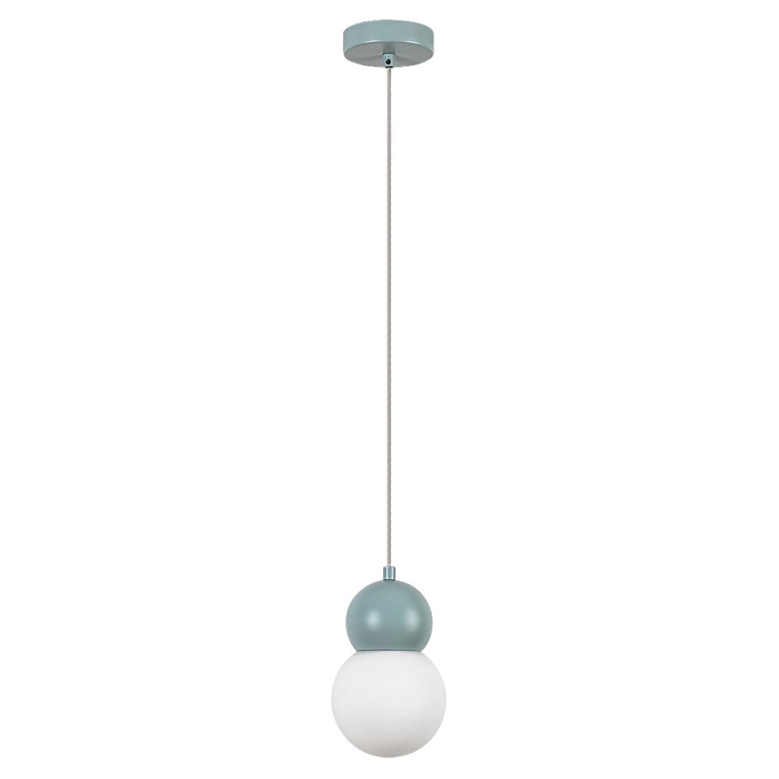 Rabalux - Lampadario a sospensione con filo 1xG9/38W/230V blu