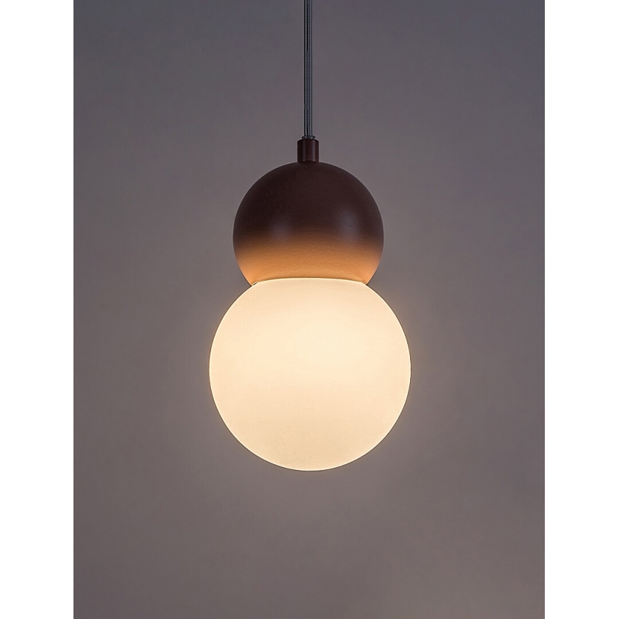 Rabalux - Lampadario a sospensione con filo 1xG9/38W/230V rosa