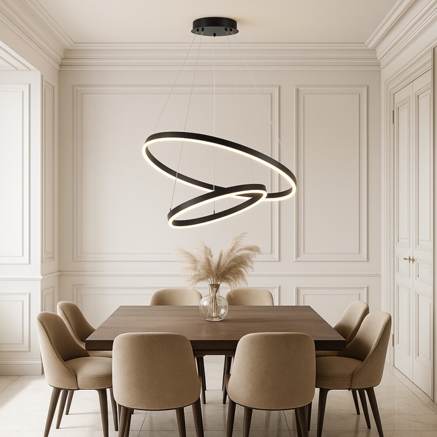 Rabalux - Lampada a sospensione LED dimmerabile su cavo LED/80W/230V 3000-6500K + telecomando